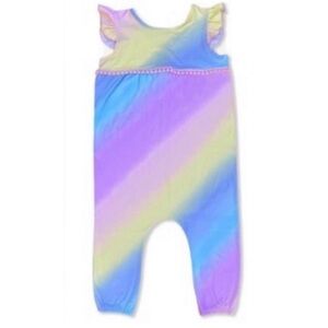 Pixie lane girls ruffle sleeve jumpsuit size 4/5 excellent condition